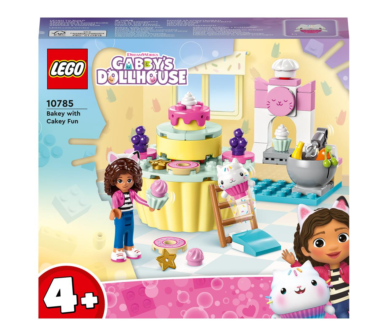 LEGO Koci domek Gabi 10785 Pieczenie tortu z Łakotkiem