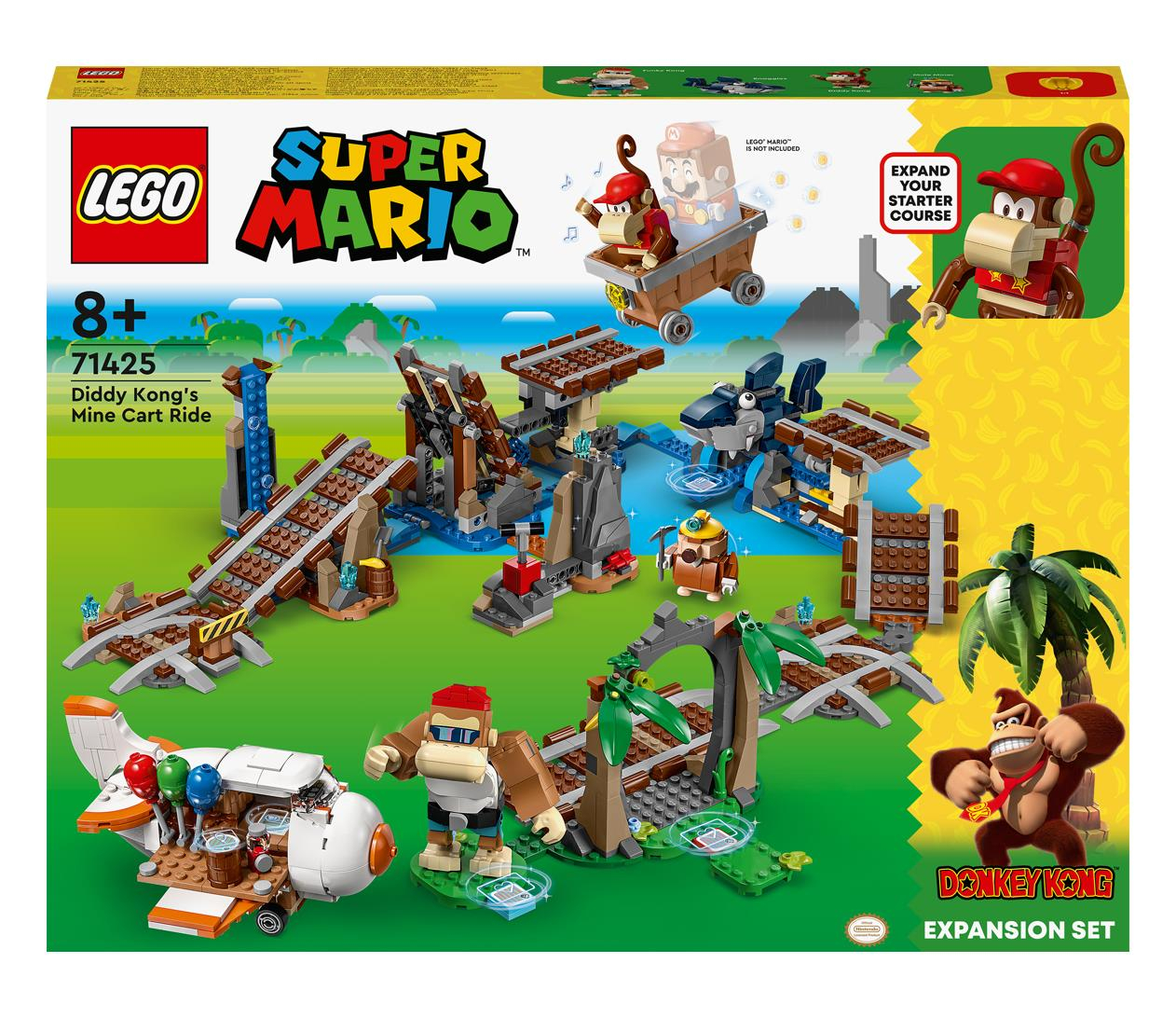 LEGO Super Mario 71425 Przejażdżka wagonikiem Diddy Konga - rozsz