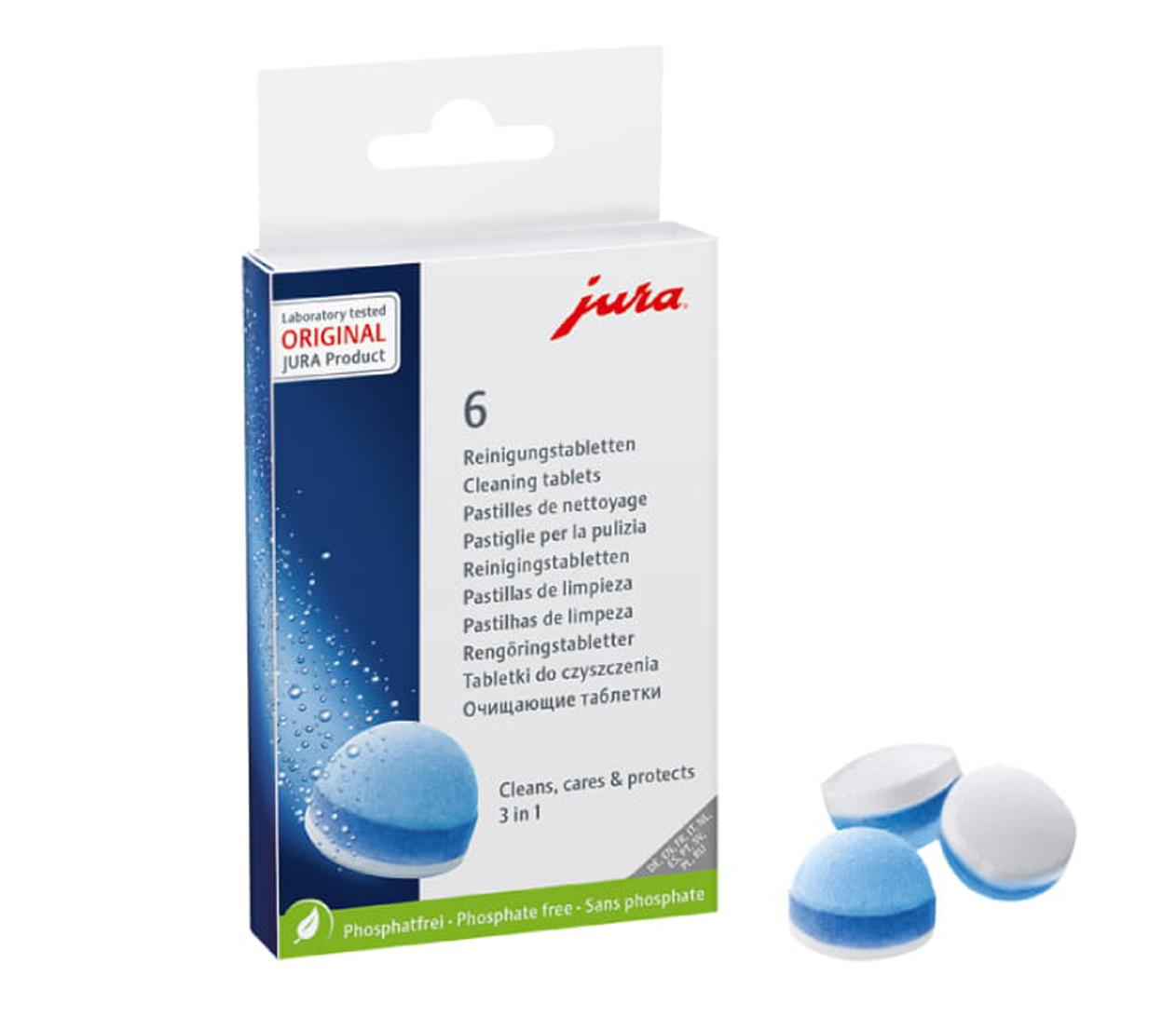 Jura 3-FAZOWE Tabletki czyszczące 6 szt.