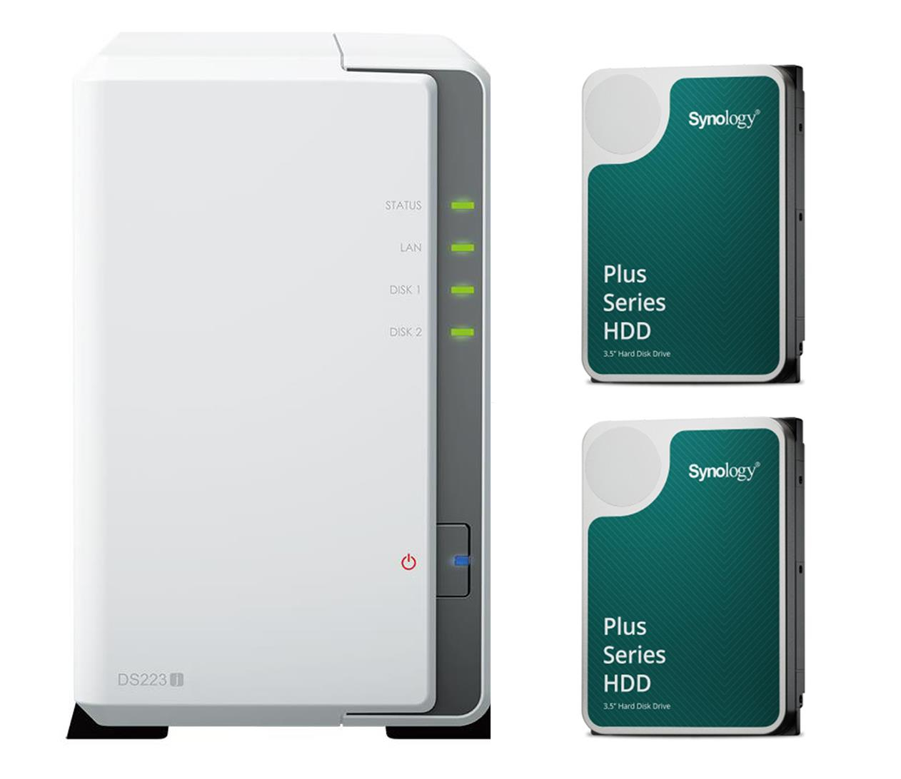 Synology DS223j (2x 6TB HDD HAT3300-6T)