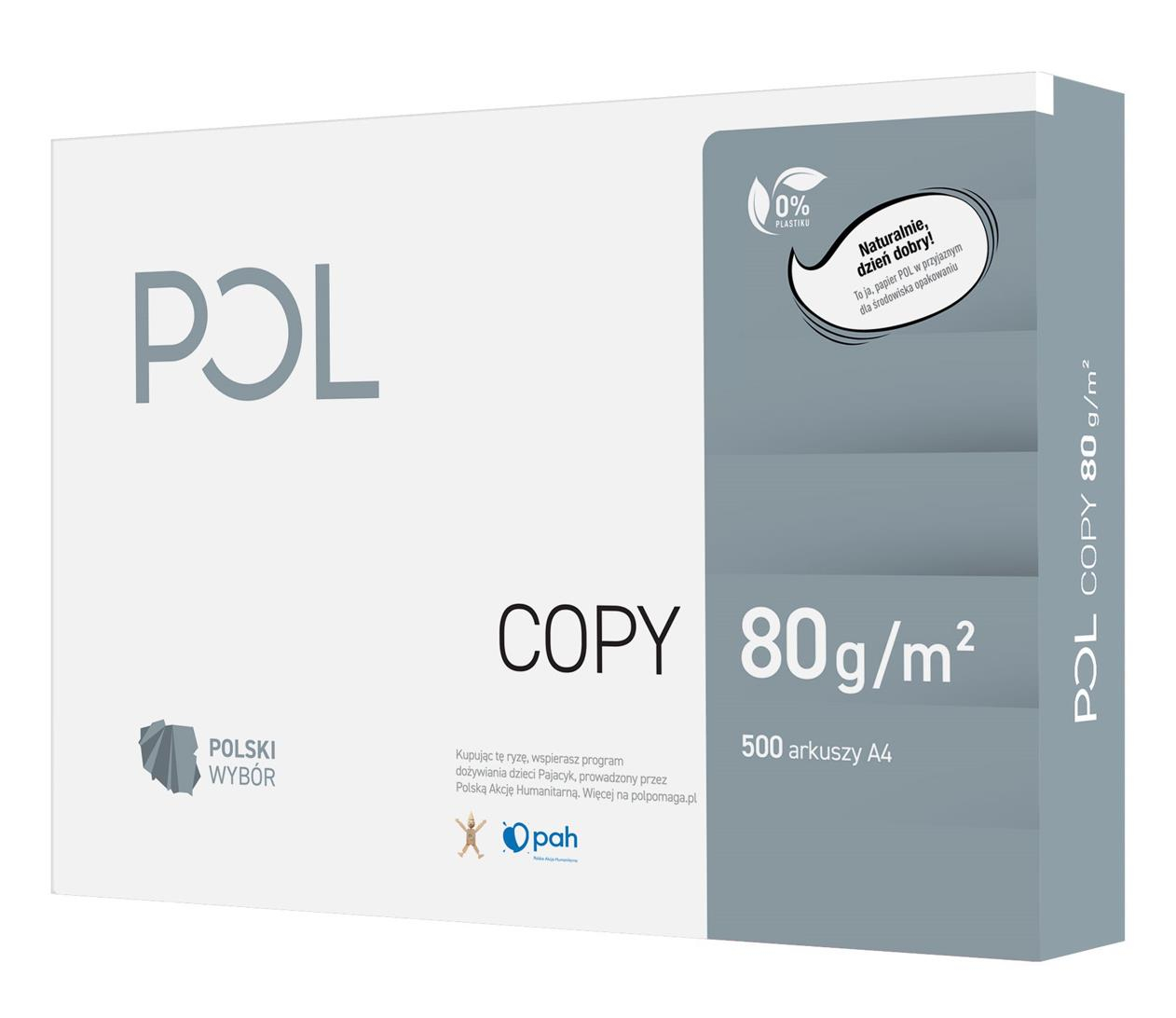 POL Papier A4 Polcopy 80g ryza (500 arkuszy)