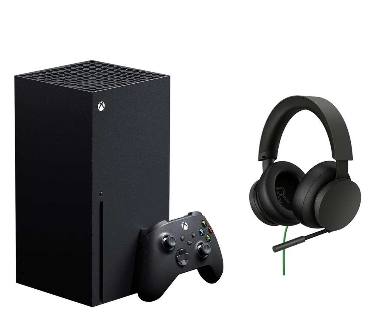 Microsoft Xbox Series X + XSX Stereo Headset - Przewodowe