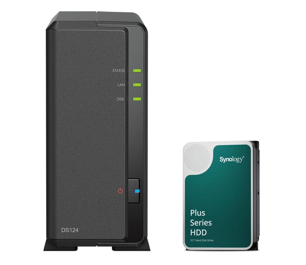 Synology DS124 (1x 4TB HDD HAT3300-4T)