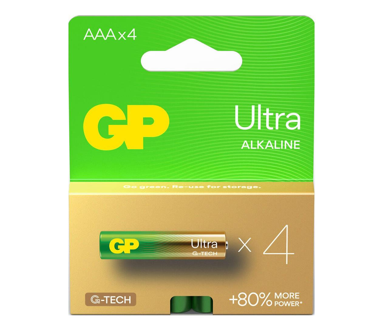 GP Ultra AAA/LR03; 1,5V (4 sztuki)
