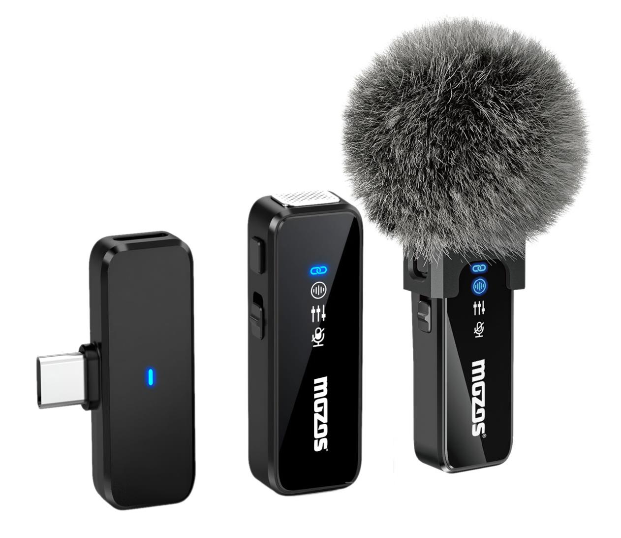 Mozos MX2-DUAL mikrofony bezprzewodowe do telefonu
