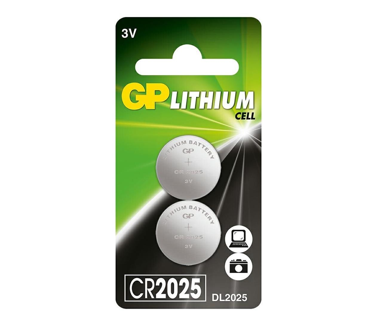 GP Litowe guzikowe; 3,0V (2 sztuki)
