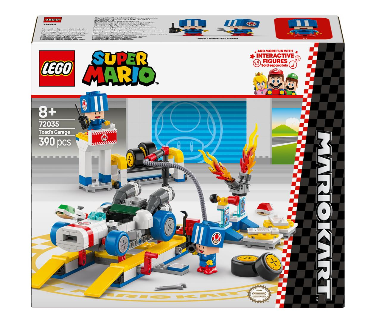 LEGO Super Mario 72035 Mario Kart™ - Toad i jego garaż