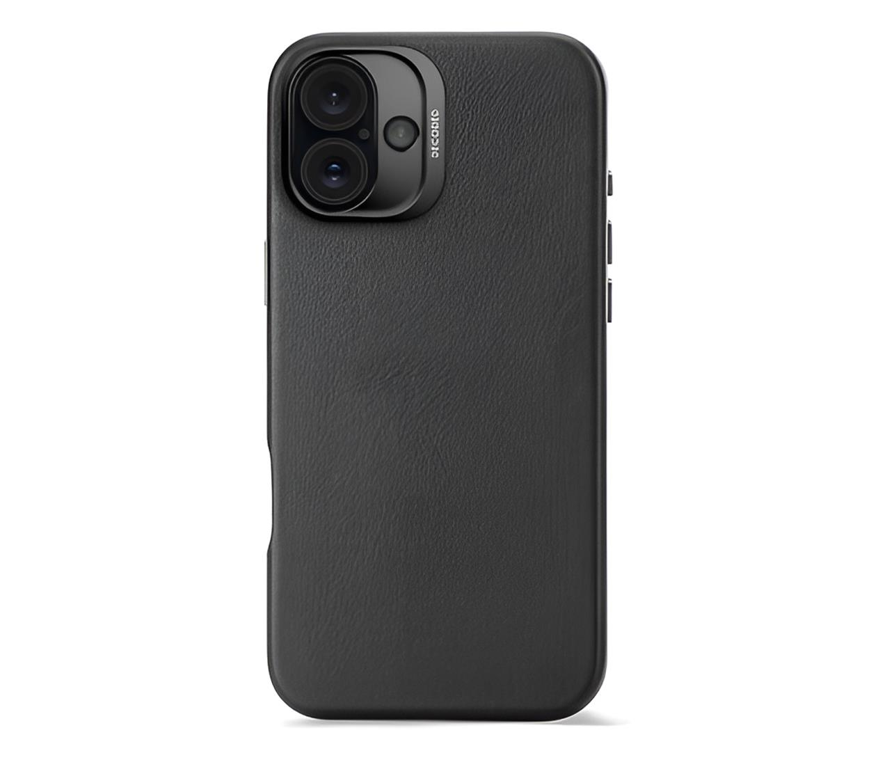 Decoded Leather Backcover iPhone 16 Plus MagSafe black