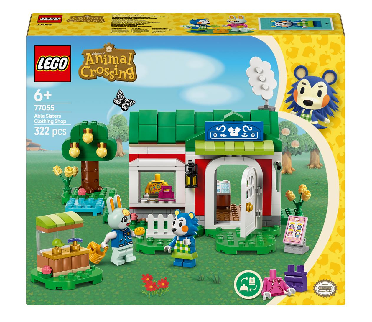 LEGO Animal Crossing 77055 Able Sisters i sklep odzieżowy
