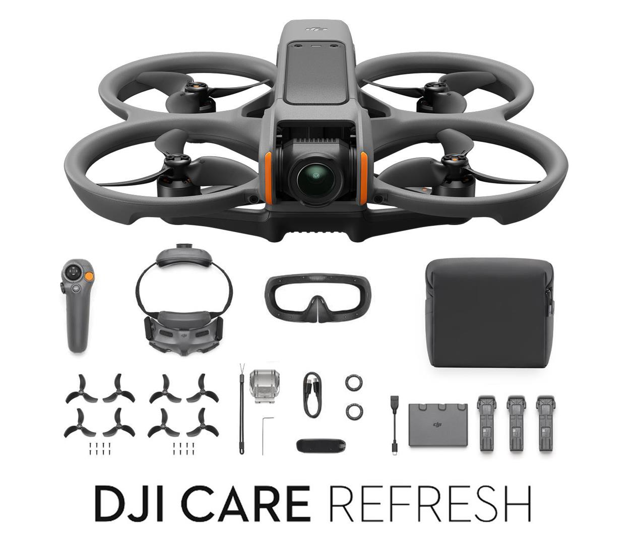 DJI Avata 2 FMC (3 baterie) + Care Refresh (2 lata)