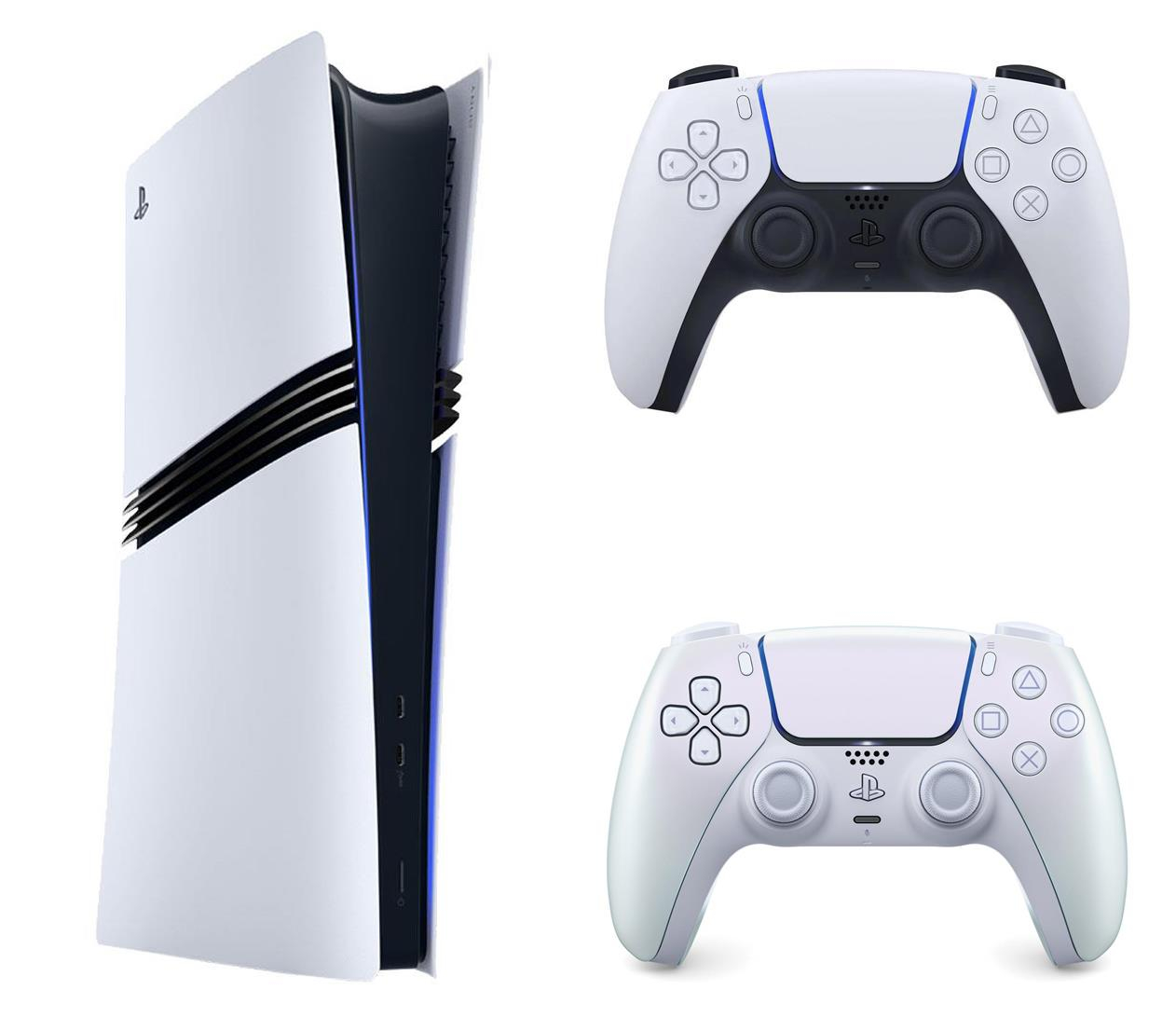 Sony PlayStation 5 Pro + DualSense - Chrome Pearl