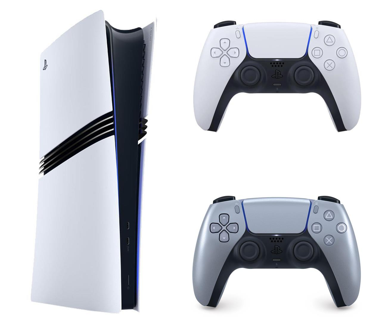 Sony PlayStation 5 Pro + DualSense Sterling Silver