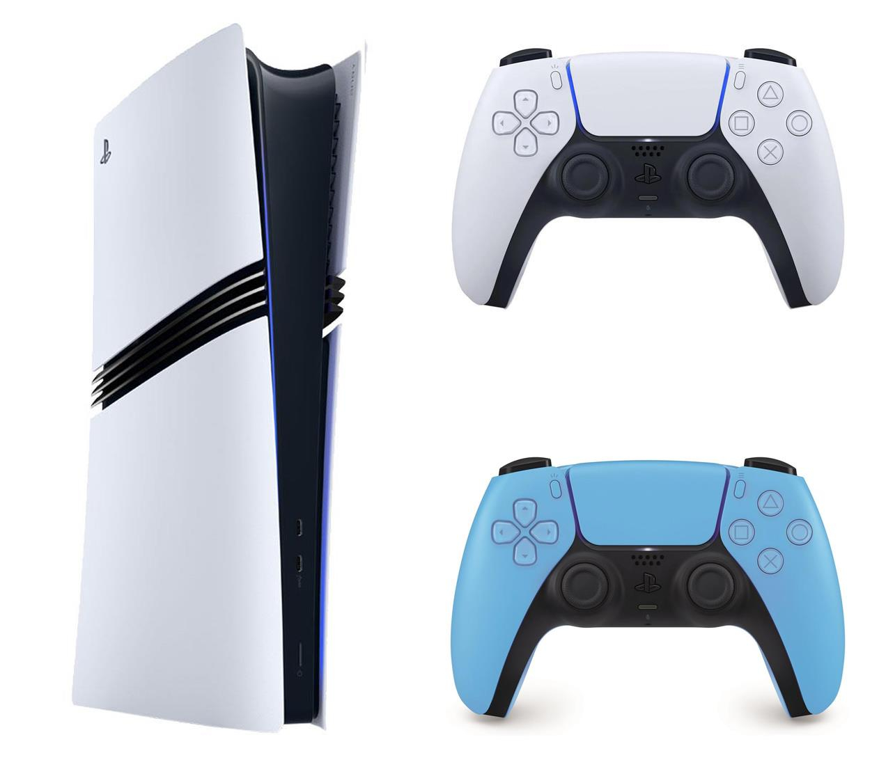 Sony PlayStation 5 Pro + DualSense Ice Blue