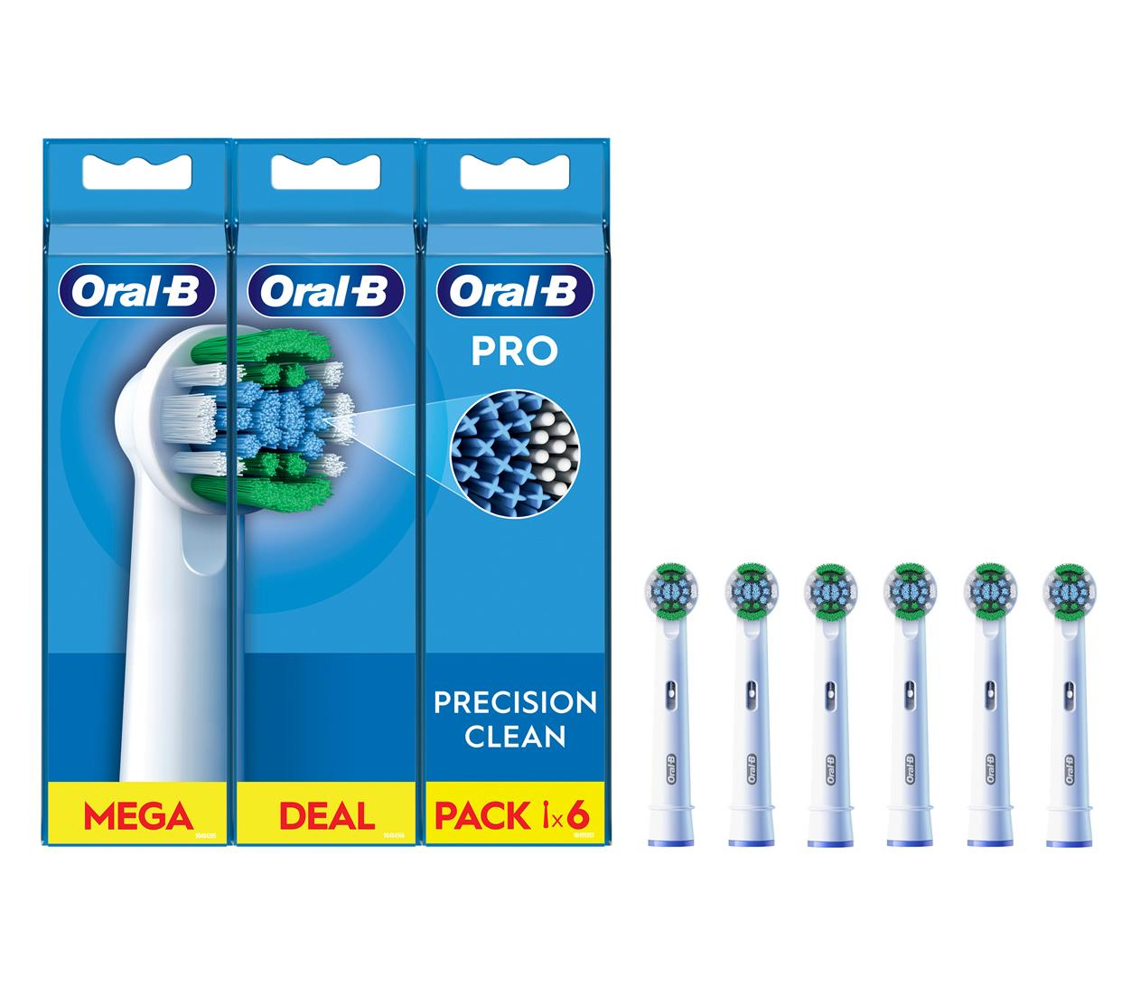 Oral-B Końcówki do szczoteczki ORAL-B PrecisionClean EB20RX (6szt.)
