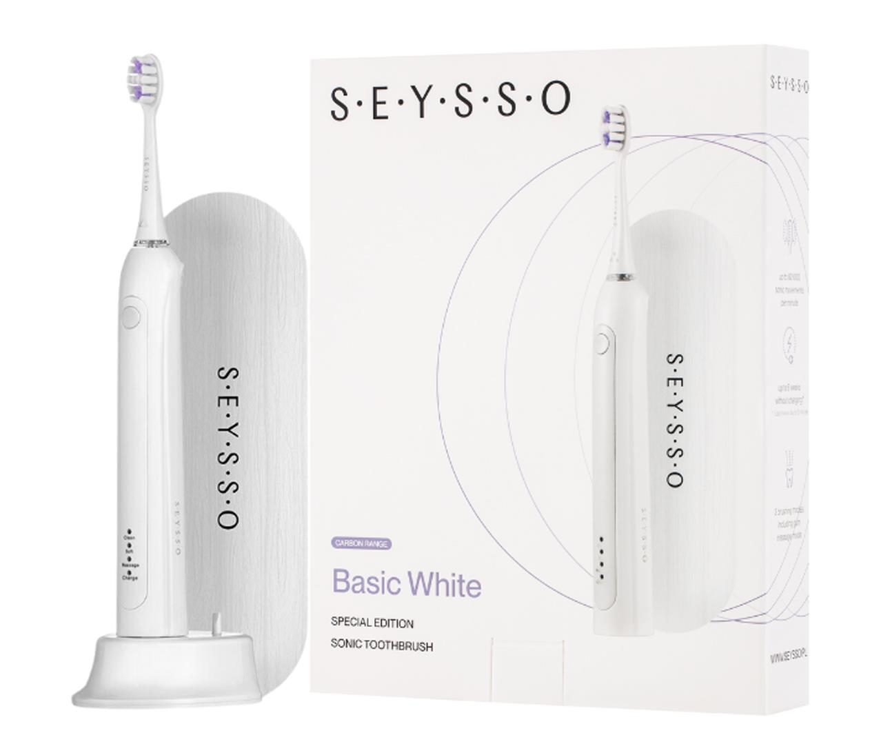 Seysso Carbon Basic White + etui + końcówka