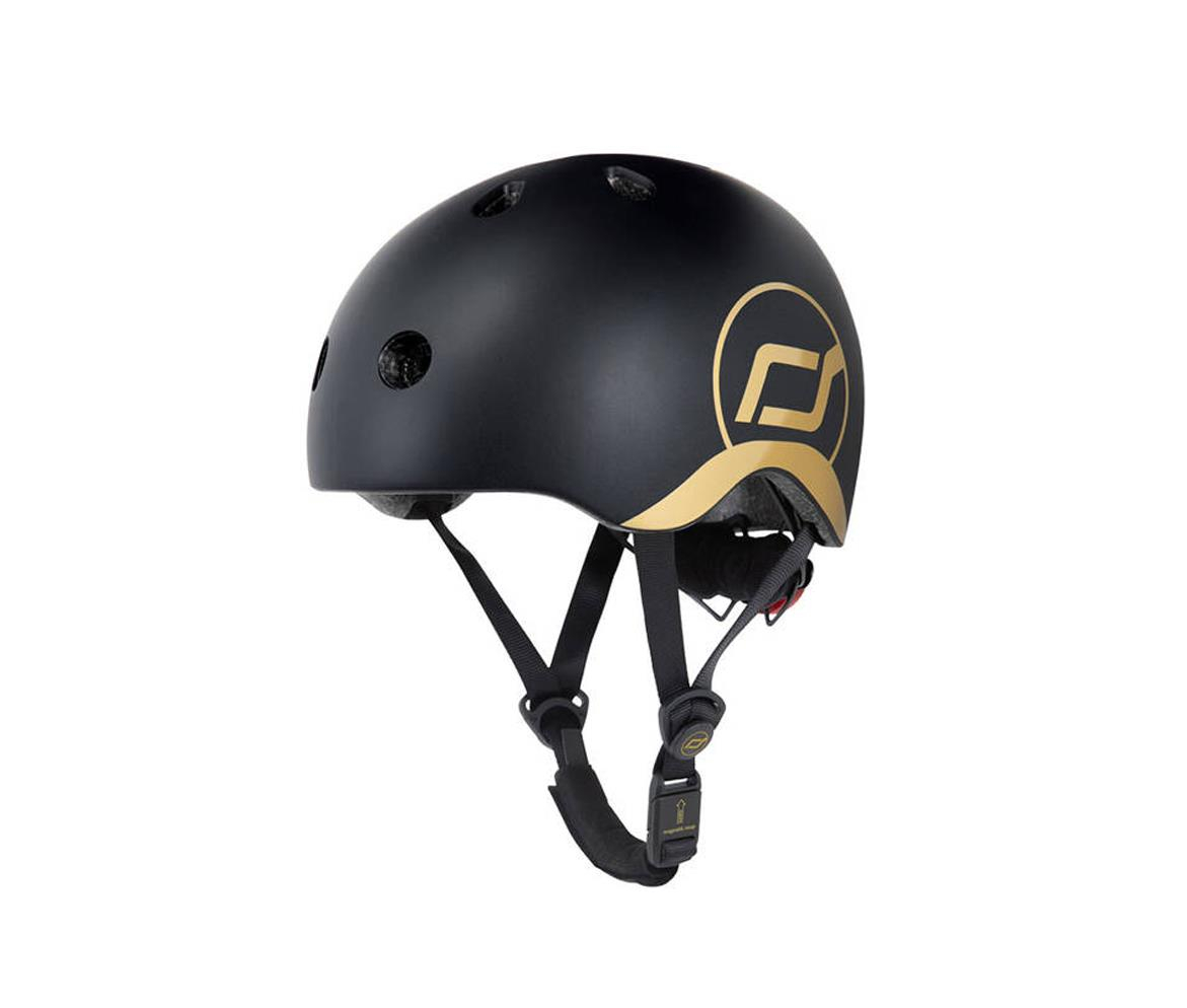 Scoot & Ride Kask Ochronny S-M dla dzieci 3+ Gold