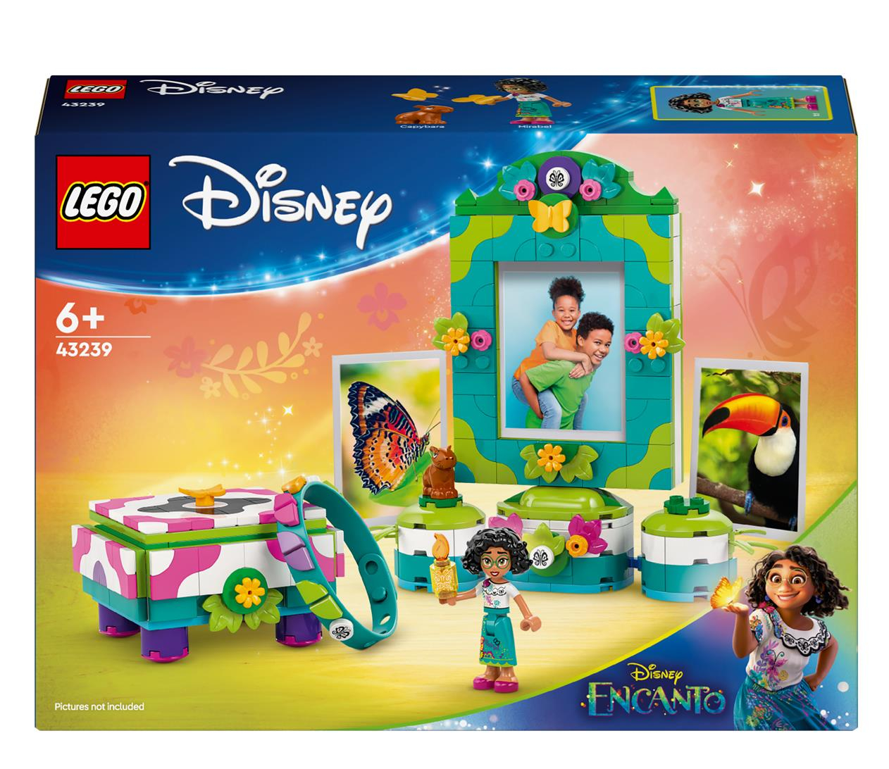 LEGO Disney 43239 Ramka na zdjęcia i szkatułka Mirabel