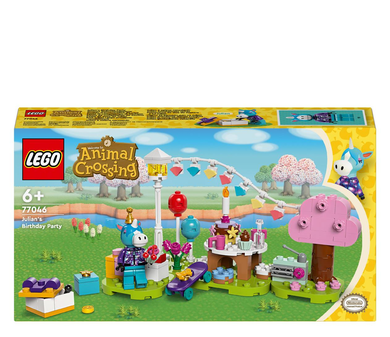 Klocki LEGO Animal Crossing Przyjęcie urodzinowe Juliana (1484487)