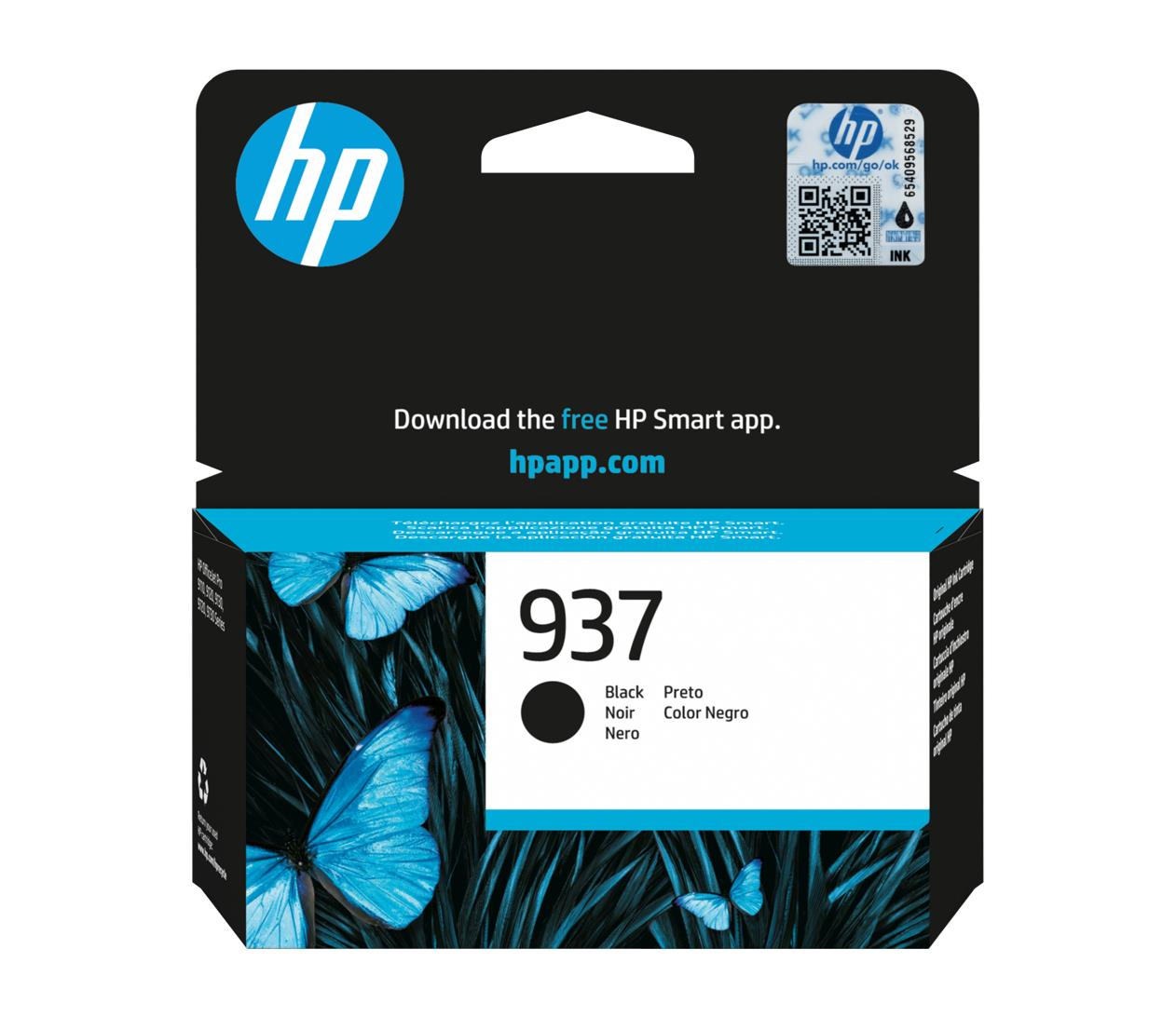 HP 937 black do 1250 str. Instant Ink