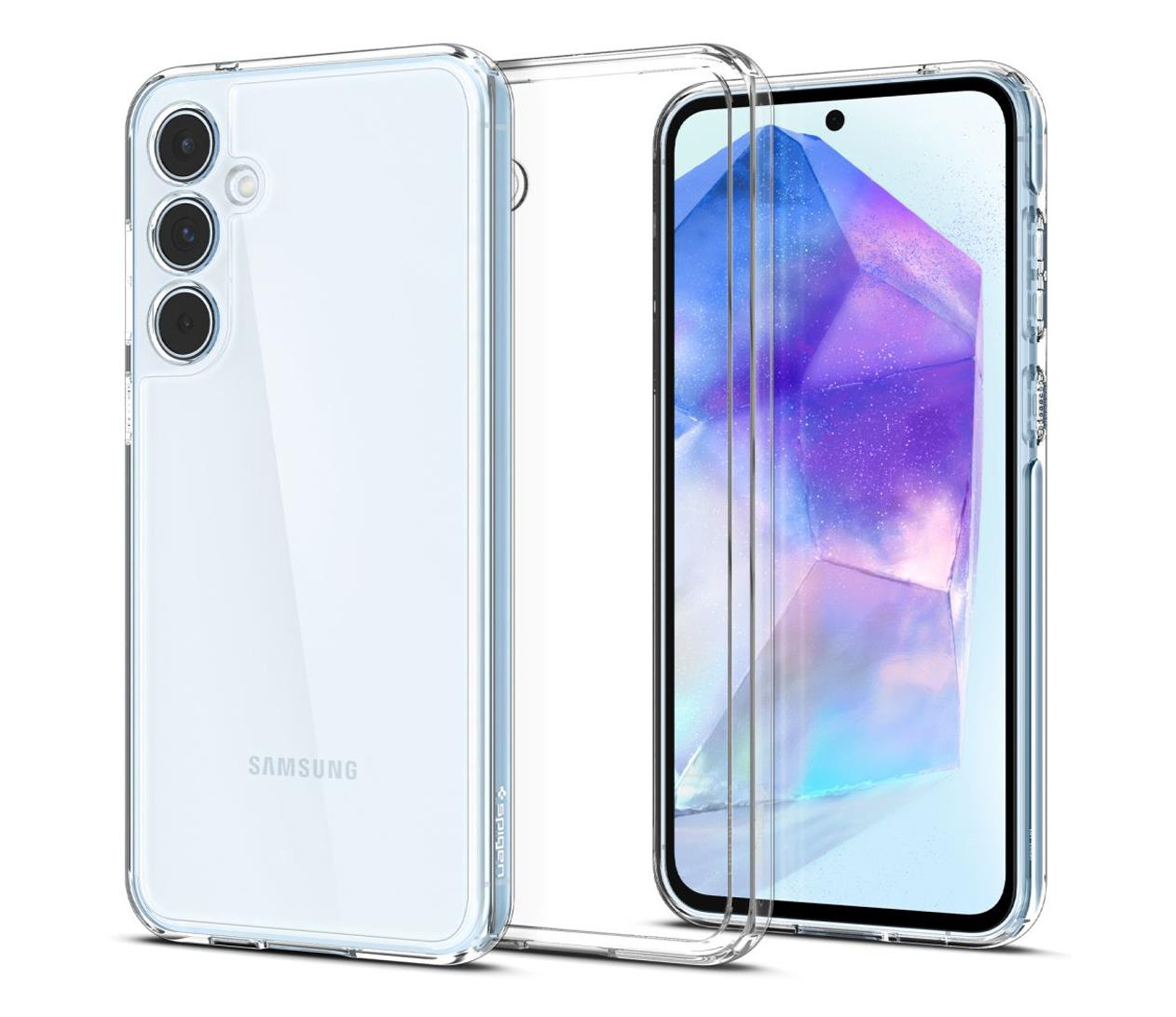 Spigen Ultra Hybrid do Samsung Galaxy A55 5G Crystal Clear