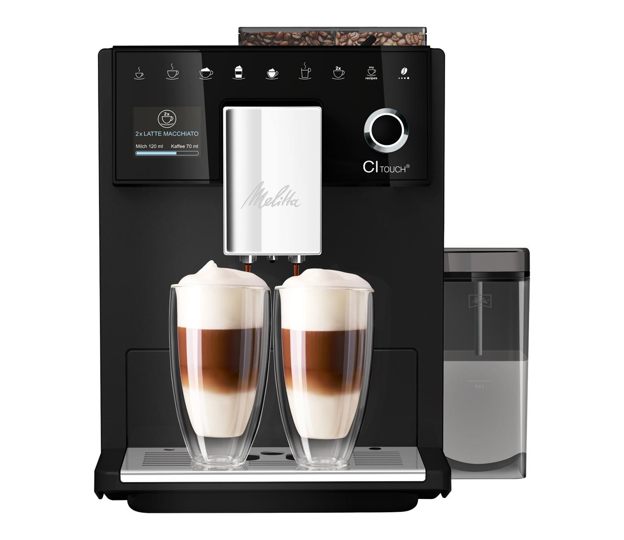 Melitta LatteSelect F63/0-212 frosted black