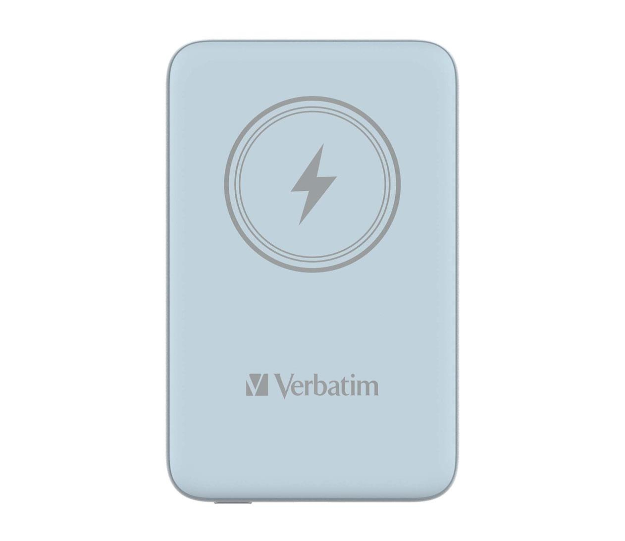 Verbatim Charge 'n' Go Magnetic Wireless PowerBank 10000mAh niebieski