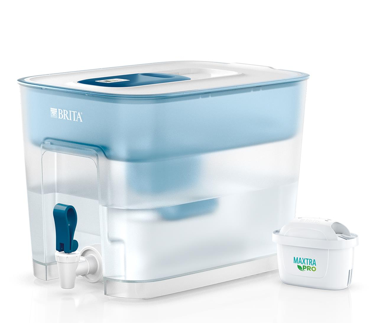 Brita Dystrybutor Flow niebieski z wkładem filtrującym MAXTRAPRO P