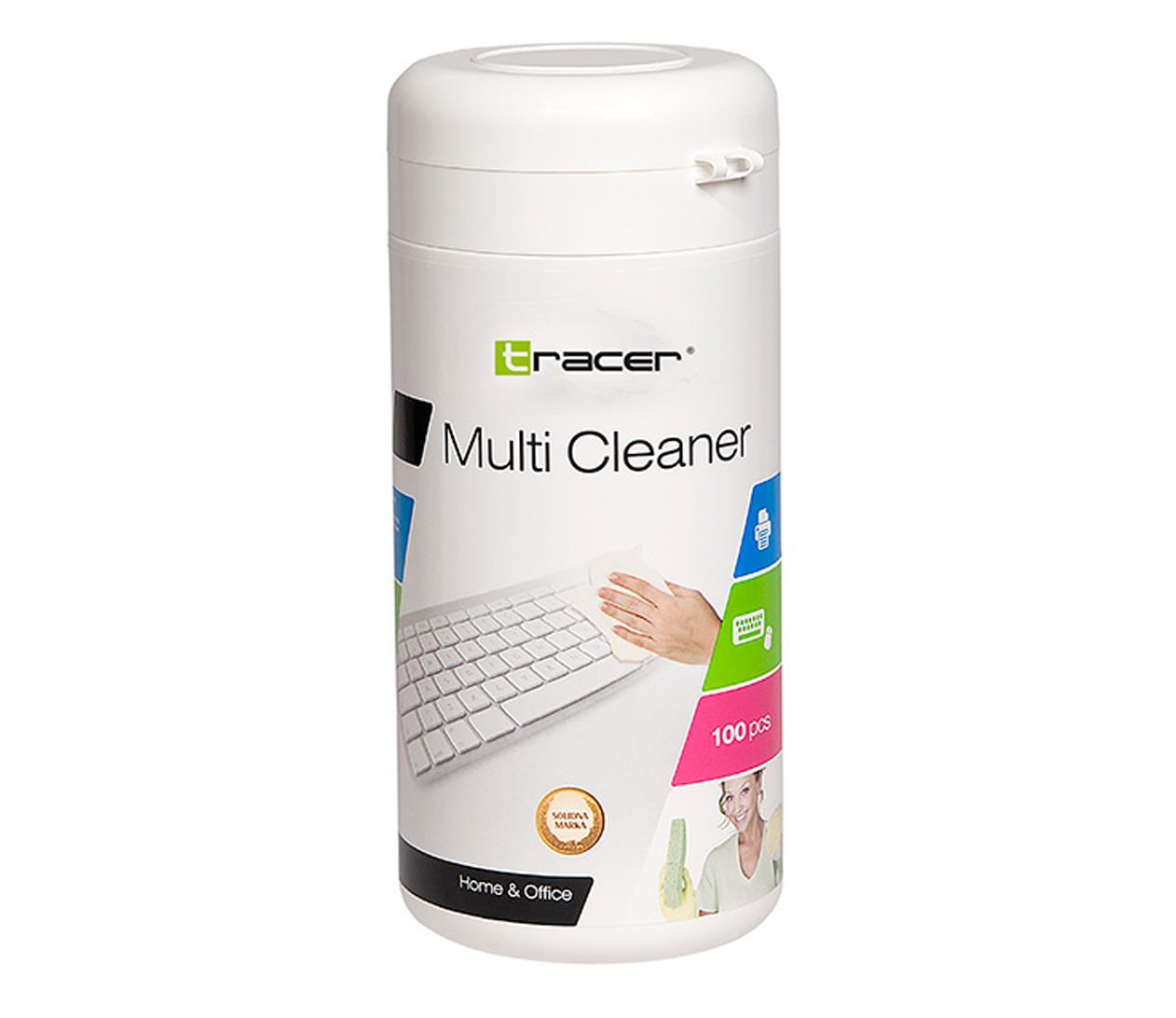 Tracer Chusteczki czyszczące do plastiku TUBE 100 pcs