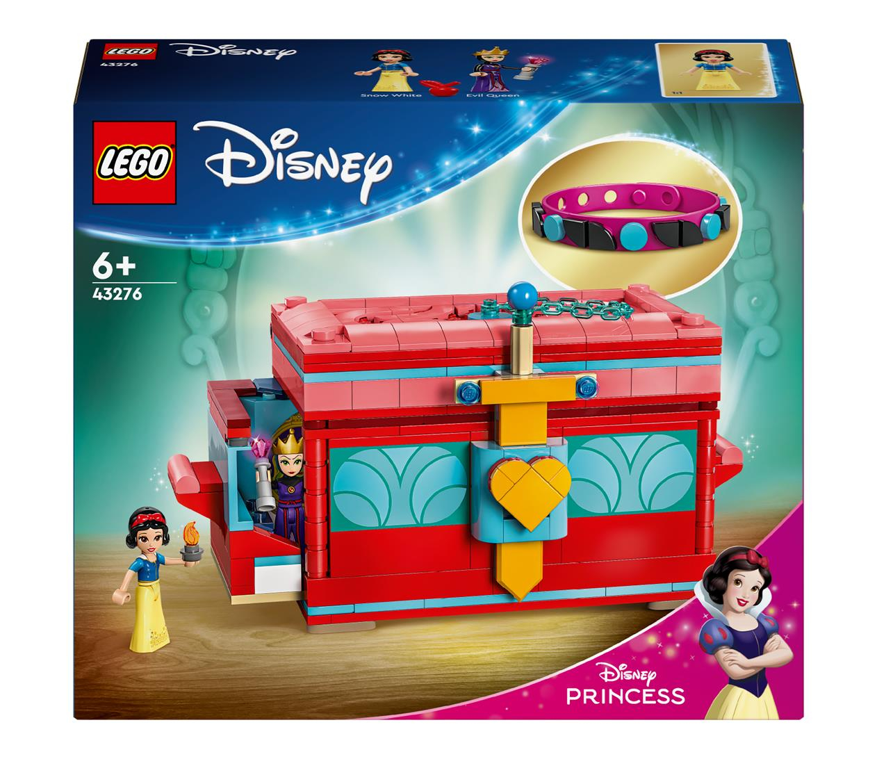 LEGO Disney 43276 Szkatułka na biżuterię z Królewną Śnieżką