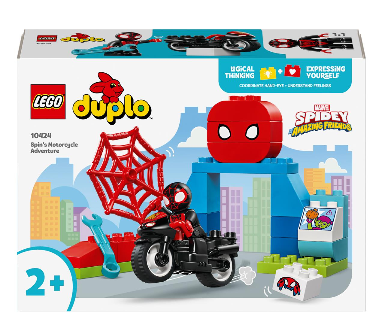 LEGO DUPLO 10424 Marvel Motocyklowa przygoda Spina