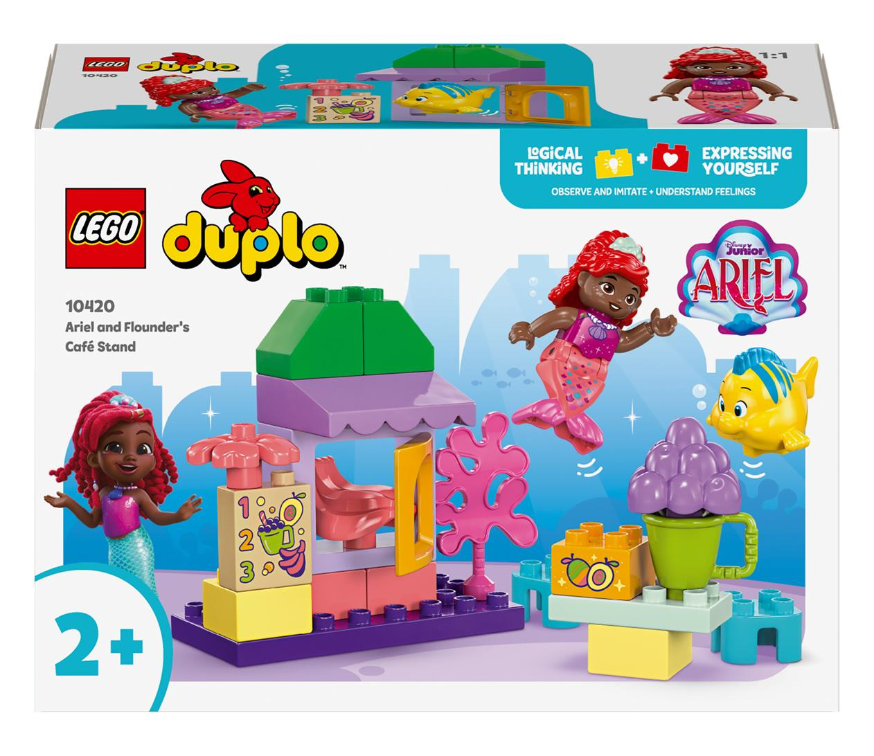 LEGO DUPLO Disney 10420 Stoisko kawowe Arielki i Florka