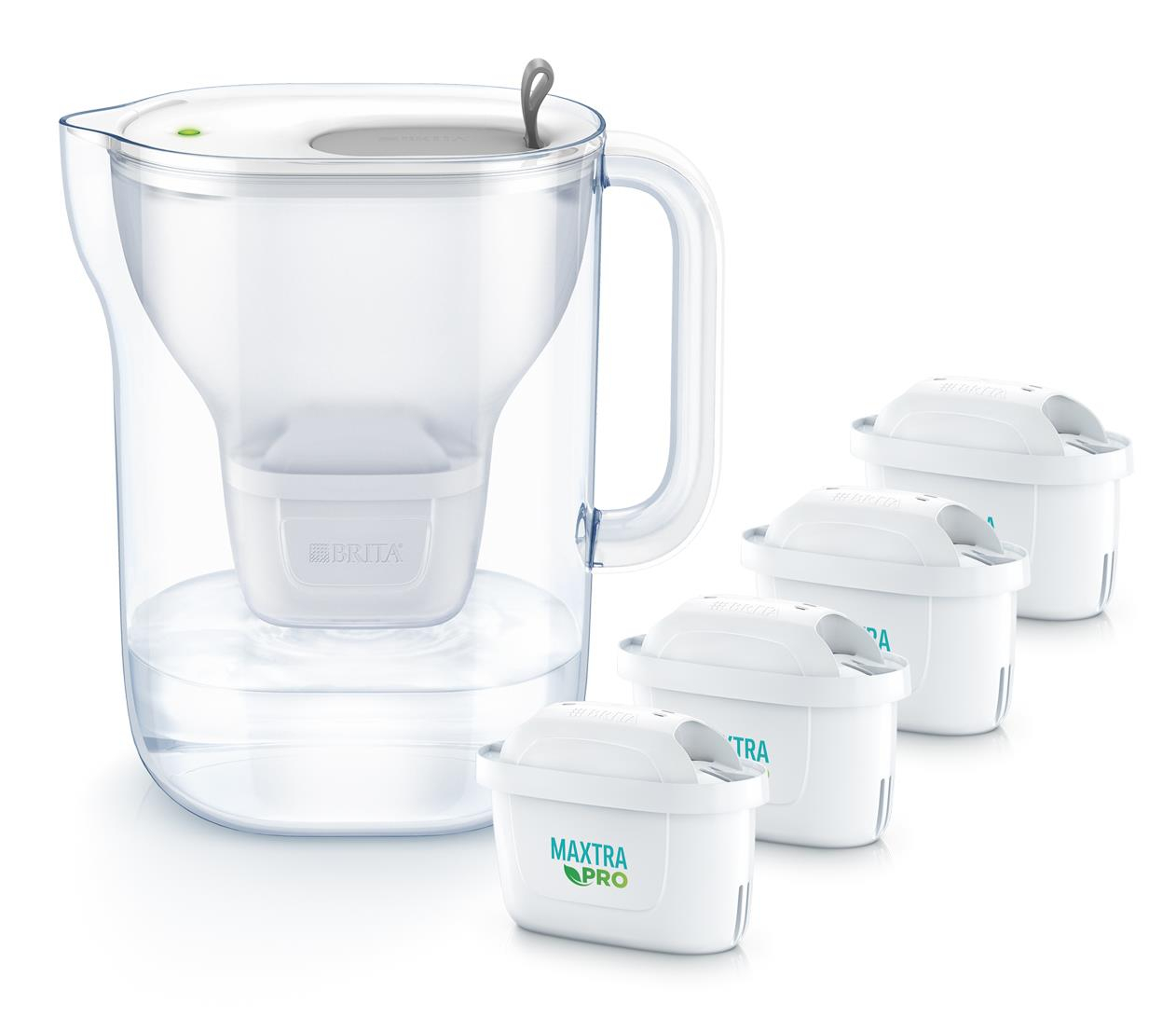 Brita Dzbanek filtrujący STYLE XL 3,6L szary + 4 wkłady MAXTRA PRO