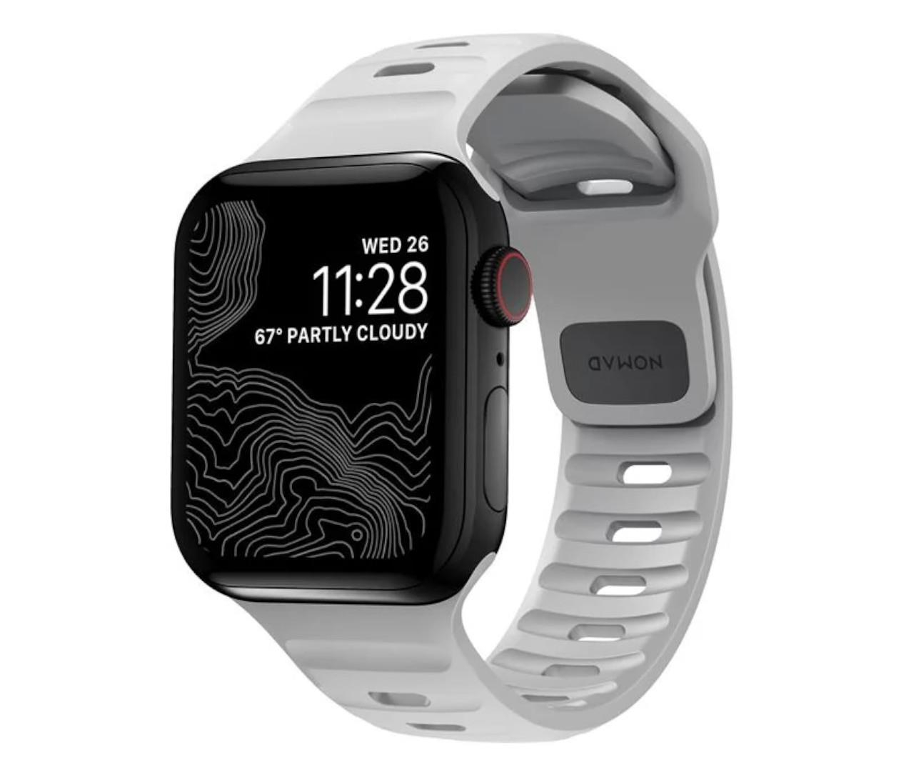 Nomad Sport Strap S/M Apple Watch 41/40/38mm grey
