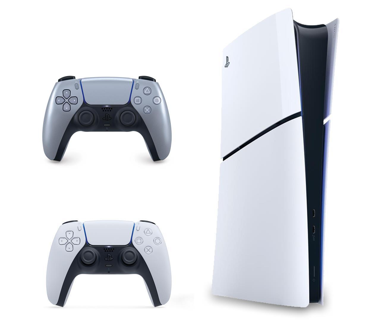 Sony PlayStation 5 Slim Digital + DualSense Sterling Silver