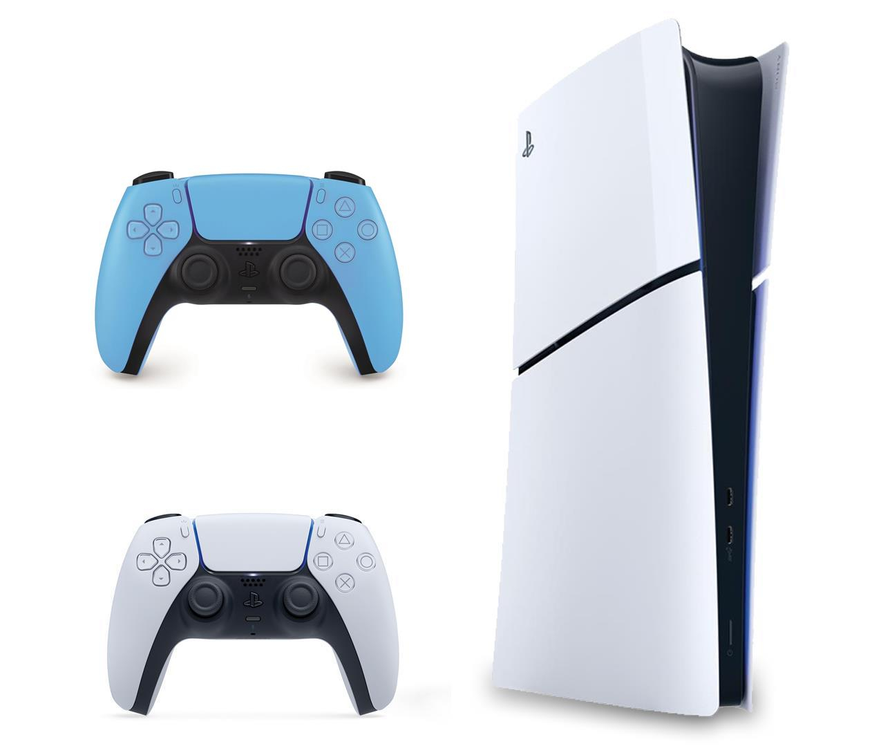 Sony PlayStation 5 Slim Digital + DualSense Starlight Blue