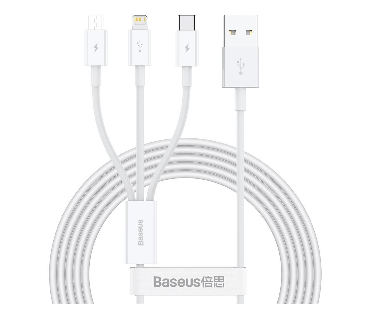 Baseus Kabel USB 3w1 Superior Series 1.2m
