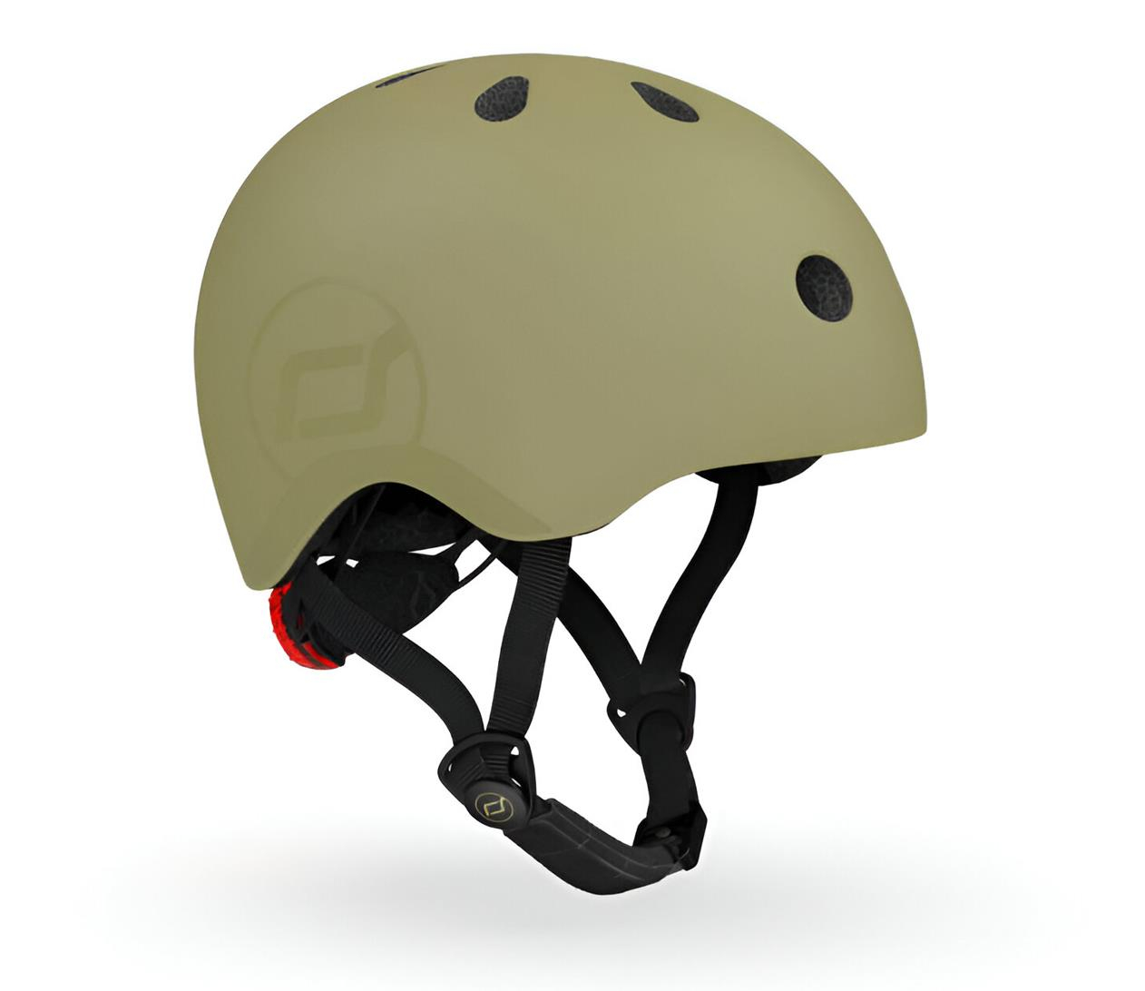 Scoot & Ride Kask Ochronny S-M dla dzieci 3+ Olive