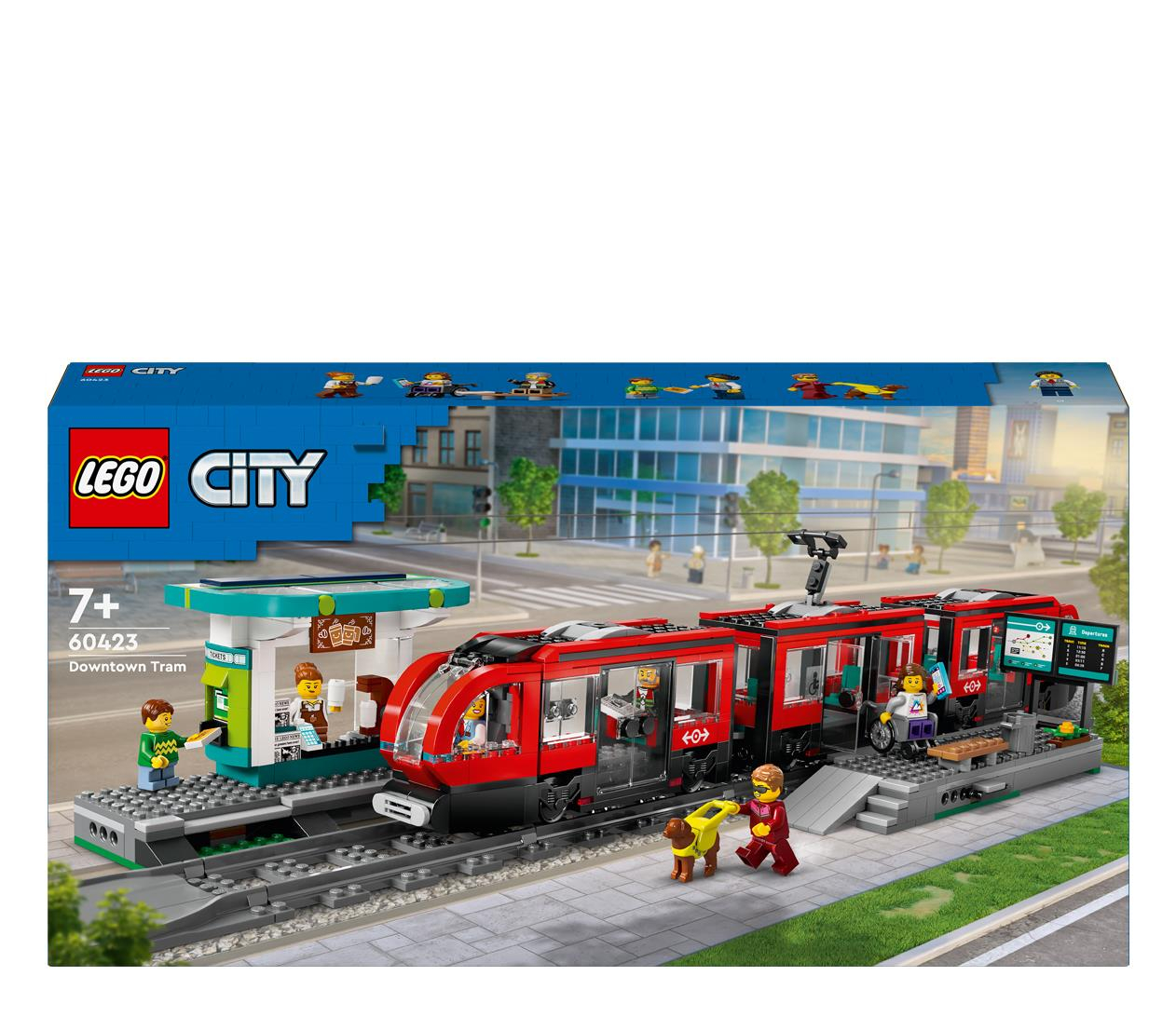 LEGO City 60423 Tramwaj miejski ze stacją