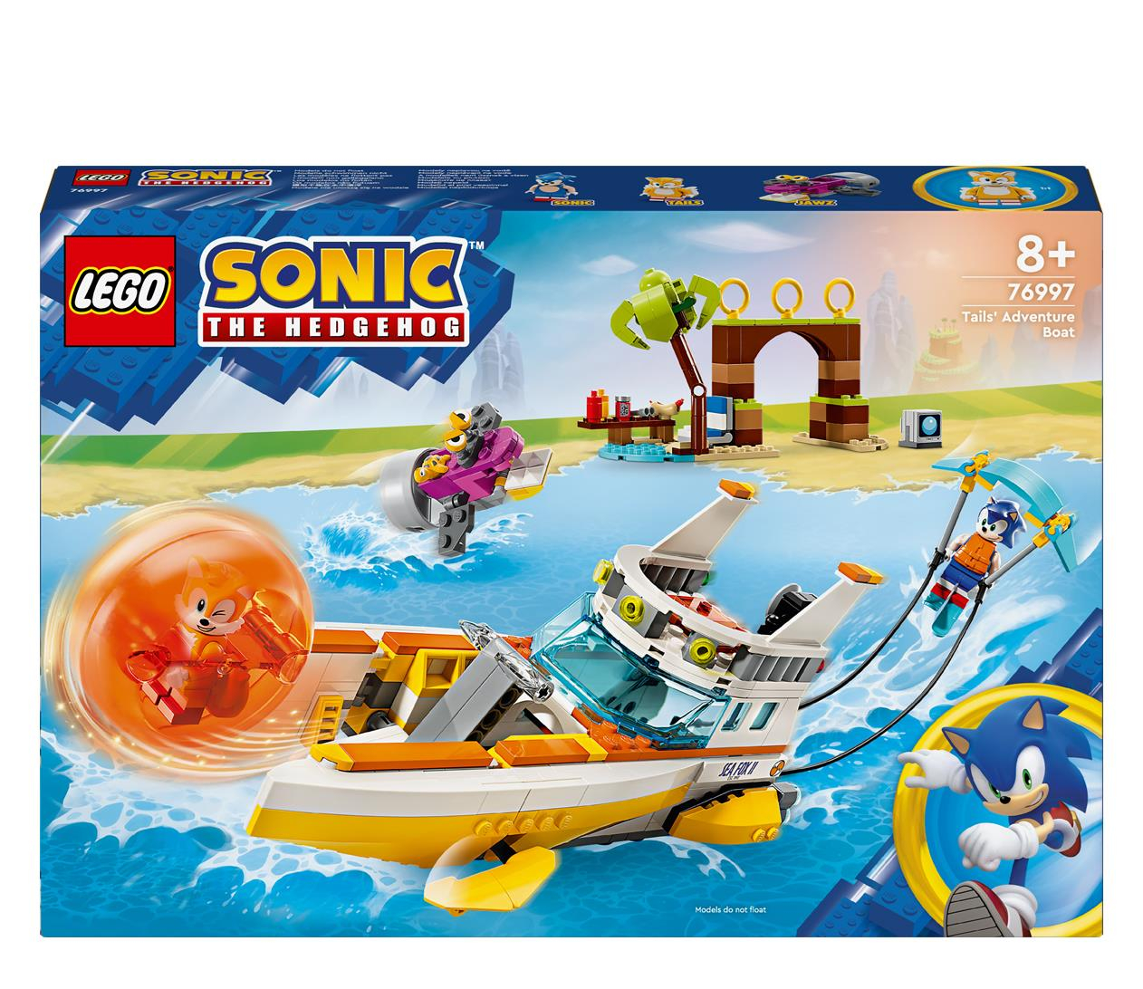 LEGO Sonic The Hedgehog 76997 Tails i przygoda na łodzi