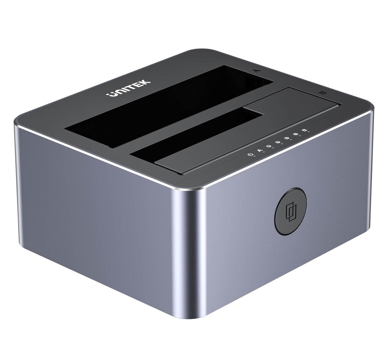 Unitek Stacja klonująca dyski 2 x SATA 2,5"/3,5" USB-C 10Gbps