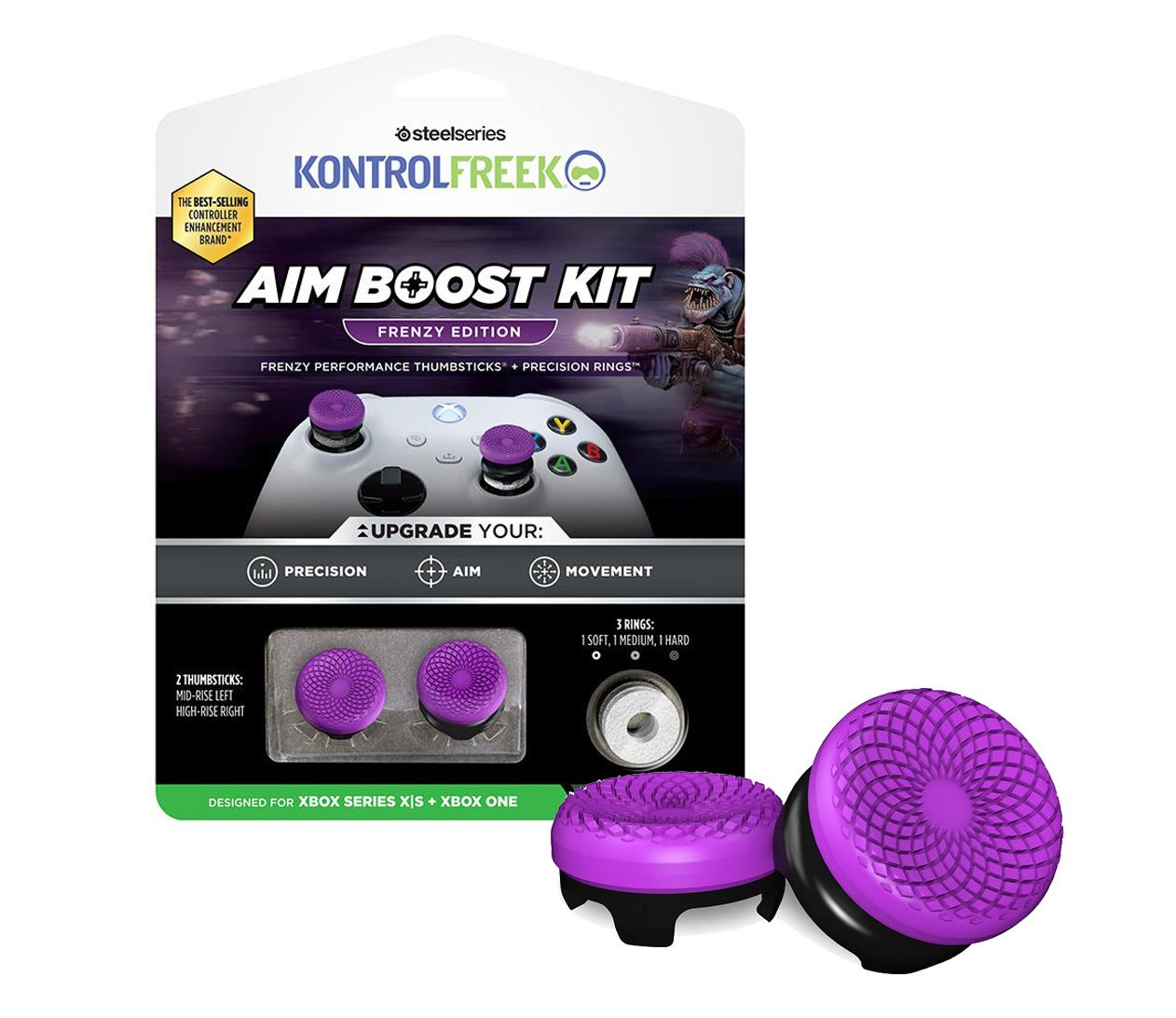 KontrolFreek Aim Boost Kit Purple Frenzy Xbox