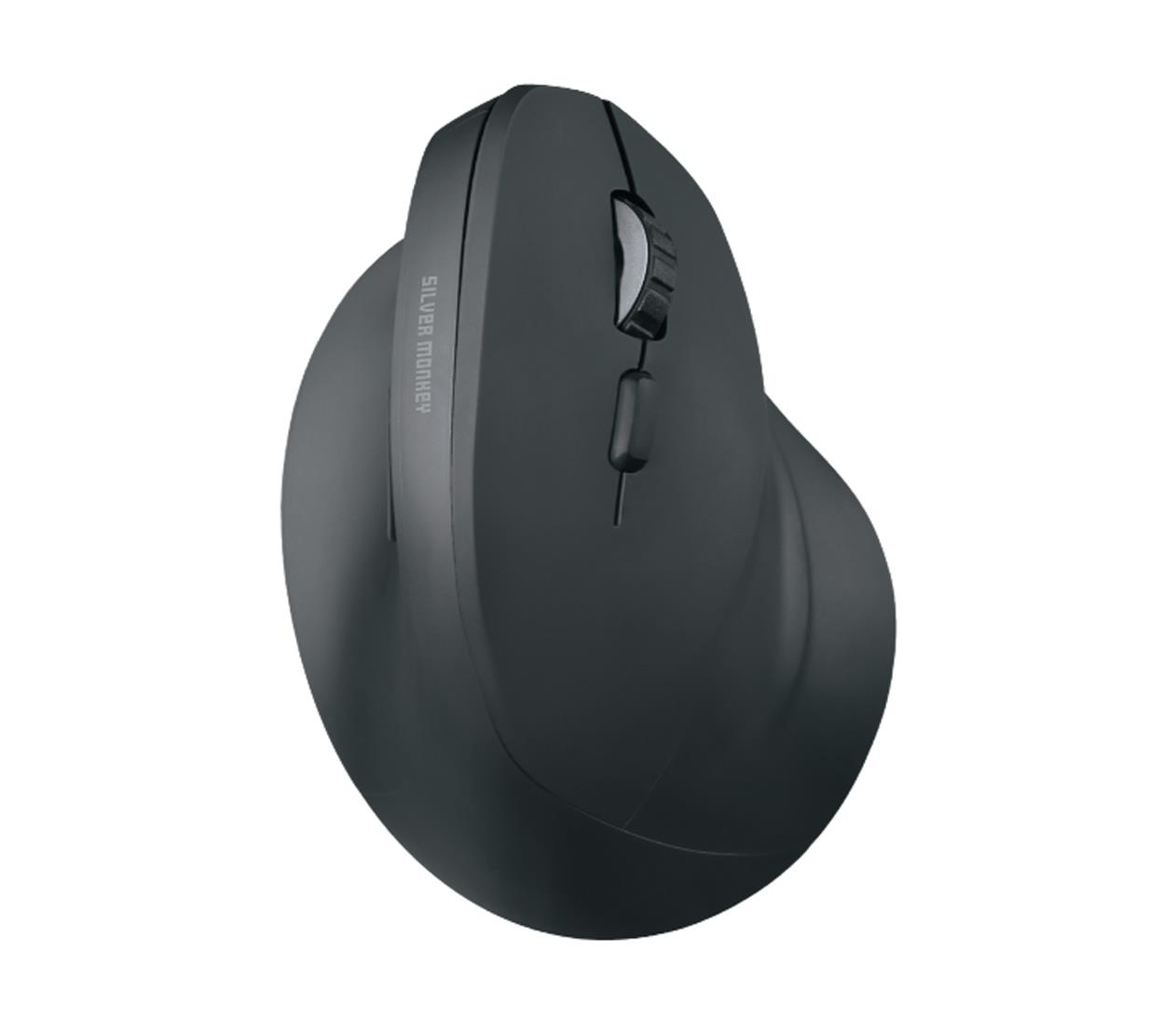 Silver Monkey Ergonomic Wireless Comfort Mouse Silent
