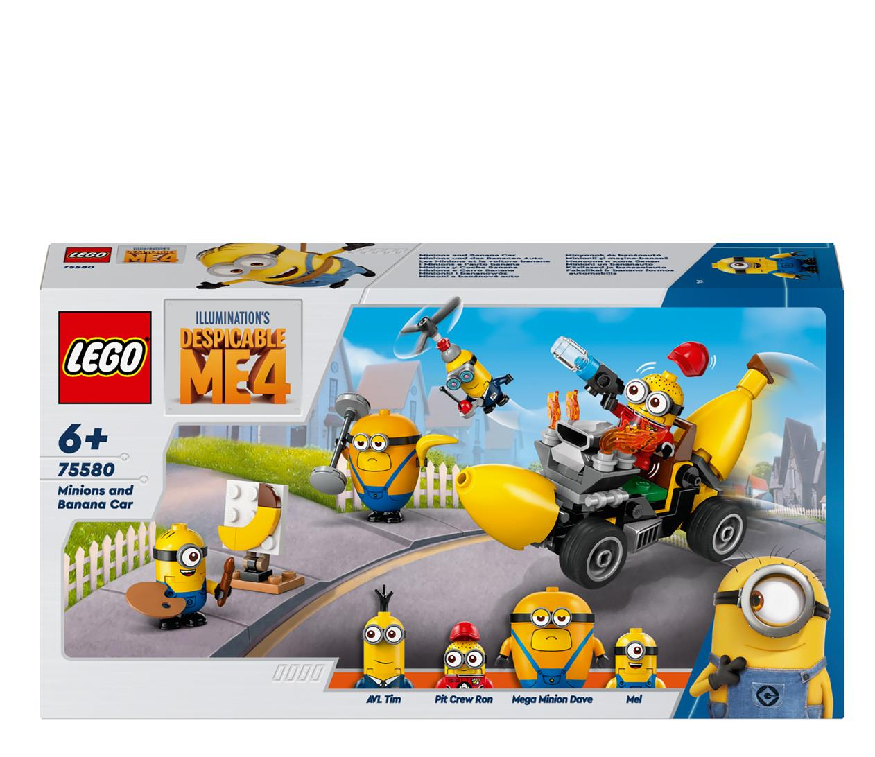 LEGO Despicable Me 4 75580 Minionki i bananowóz