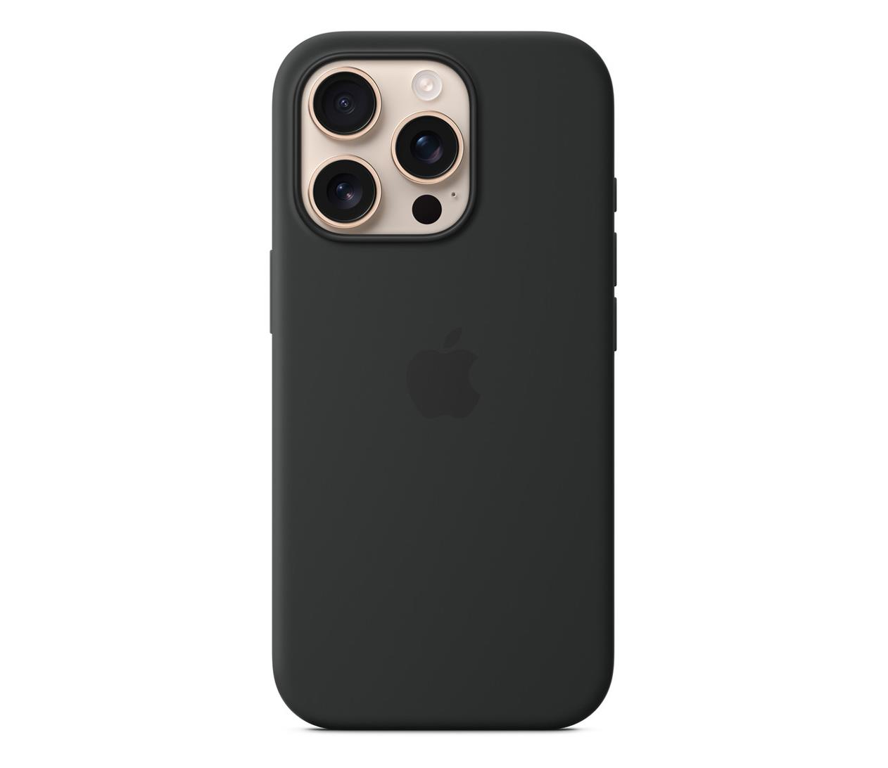 Apple Silikonowe etui MagSafe do iPhone 16 Pro czarny
