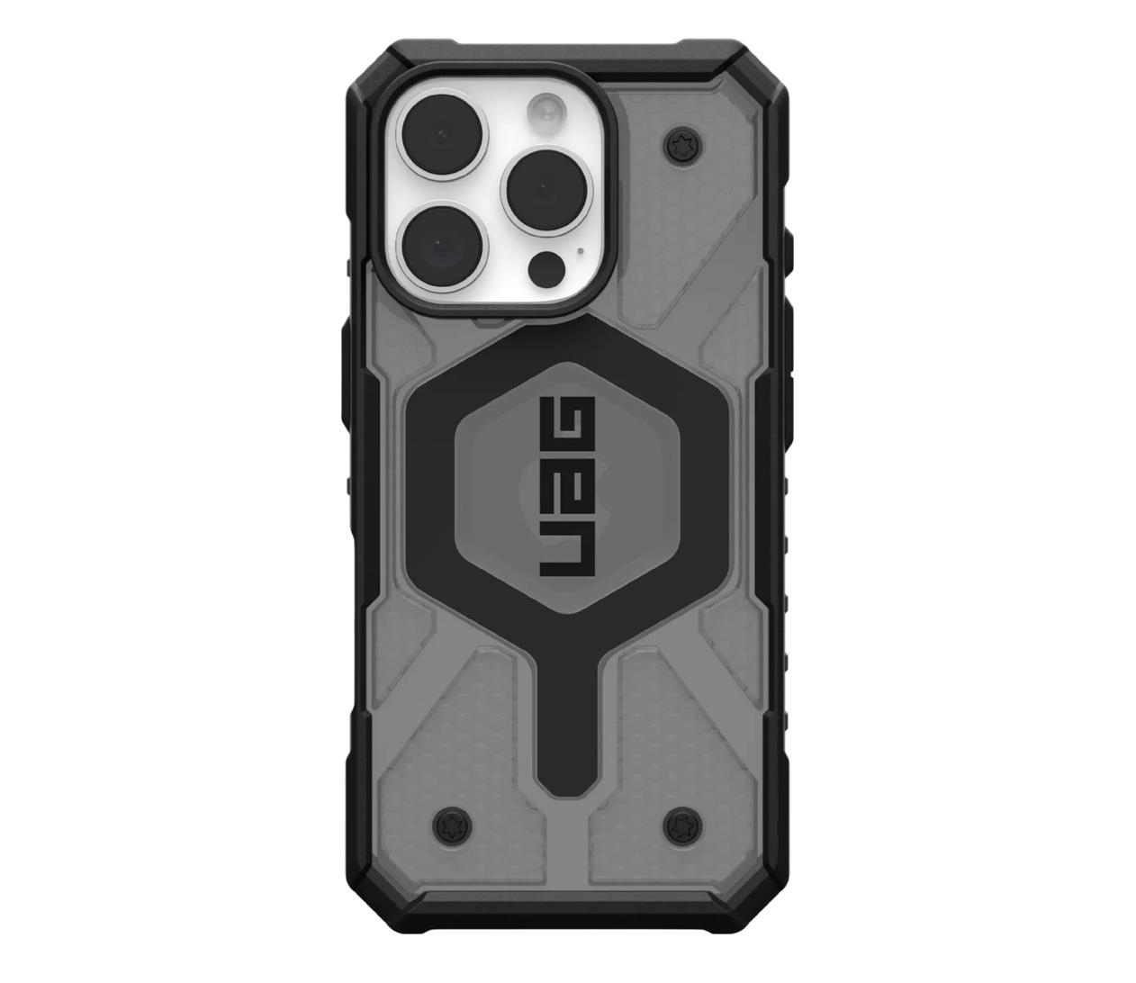 UAG Pathfinder Clear Magsafe do iPhone 16 Pro Max ash