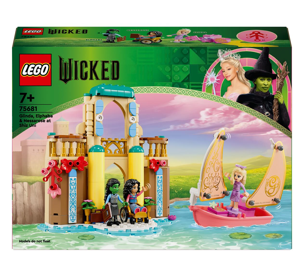 LEGO Wicked 75681 Glinda, Elphaba i Nessarose na Shiz University