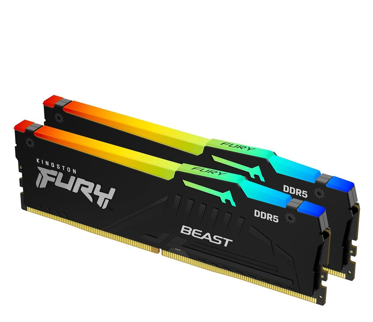 Kingston FURY 64GB (2x32GB) 6000MT/s CL30 Beast Black RGB