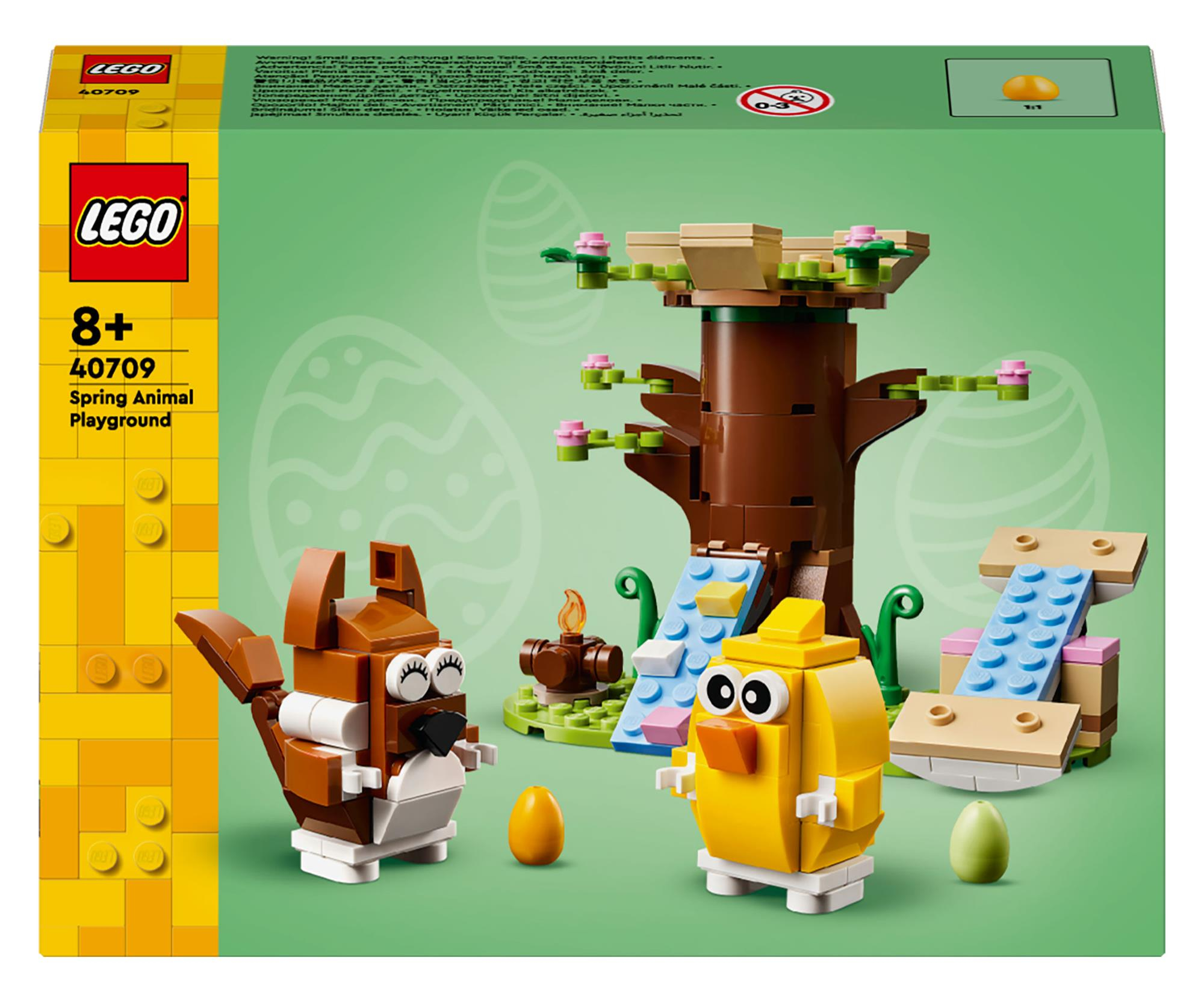 LEGO Iconic 40709 Wiosenny plac zabaw dla zwierzątek