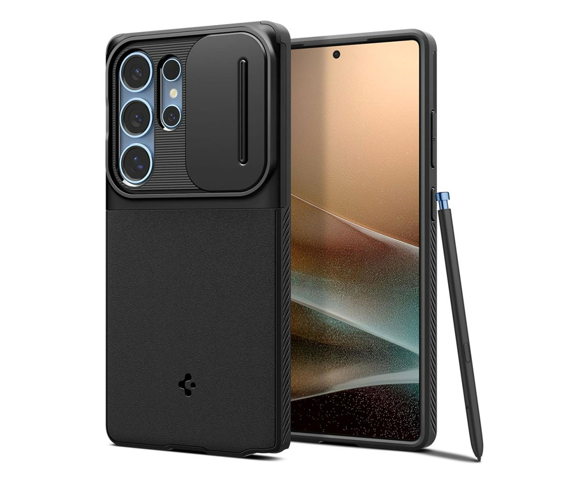 Spigen Optik Armor do Samsung Galaxy S25 Ultra Black