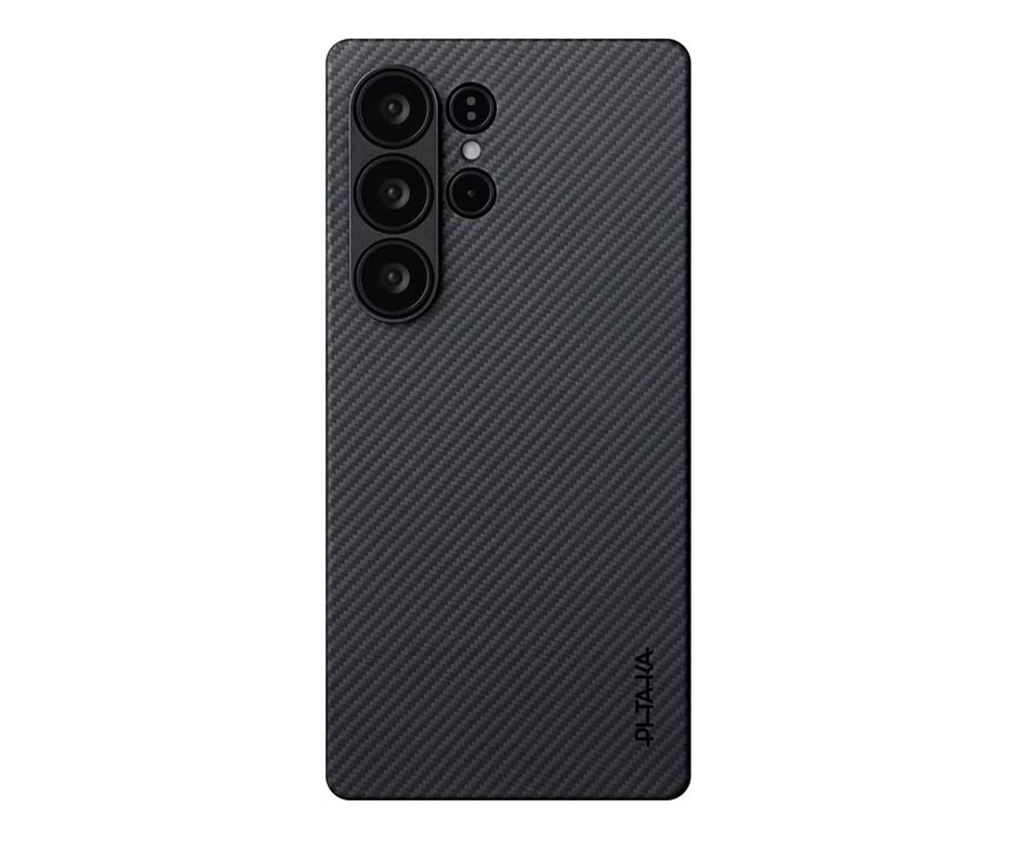PITAKA Ultra-Slim Case Black/Grey Twill Sansung Galaxy S25 Ultra